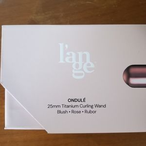 L'ange Ondulé 25mm Titanium Curling wand, Blush Rose color
